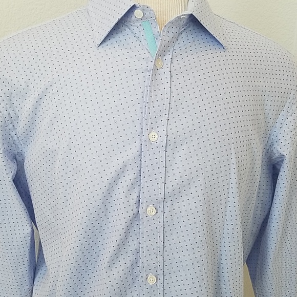 English Laundry Blue Dress Shirt 16 1/2, 32/33 - Picture 2 of 7